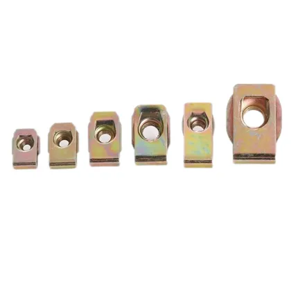 High Quality DIN 34818 Components: Leaf Plate Spring, Speed Clamping, Organic Pili Cover Nuts, Lock Nut, U Spring Clip, Fisher Iron Nut - 41mm