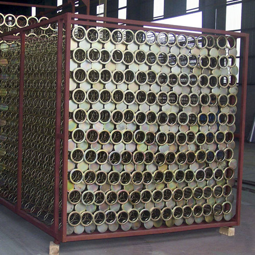 Cages filtrantes rondes en acier doux durables