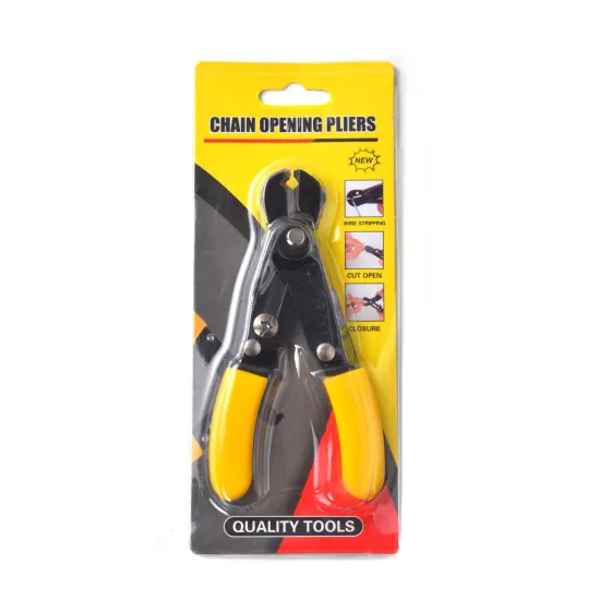 Professional High Quality Tools: Scissors, Pliers, Chain Opening Pliers, and Wire Cutting Pliers" 

However, if you need a concise title primarily focused on the tools mentioned:

"High-Quality Pliers & Scissors for Chain and Wire