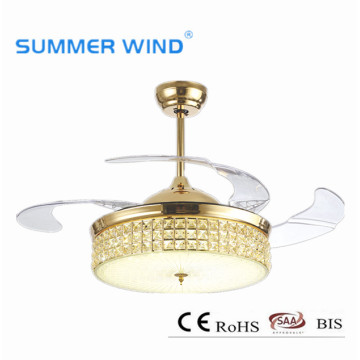 Fancy modern retractable ceiling fan