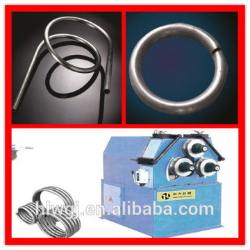 three roller manual pipe roller bending machines