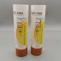 flip top cosmetic plastic squeeze tube packaging