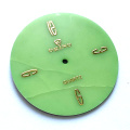 Precious Agate Green Jade Gemstone Dial