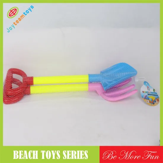 Plastic beach toy with shovel fork JTS50007 beach tools
