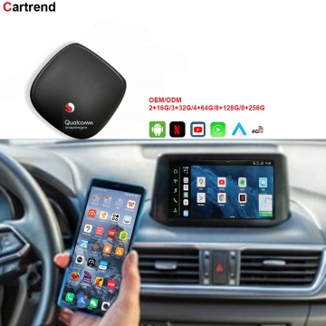 Wireless CarPlay Interface TV Box - Android Auto AI Box with 8GB+128GB Storage