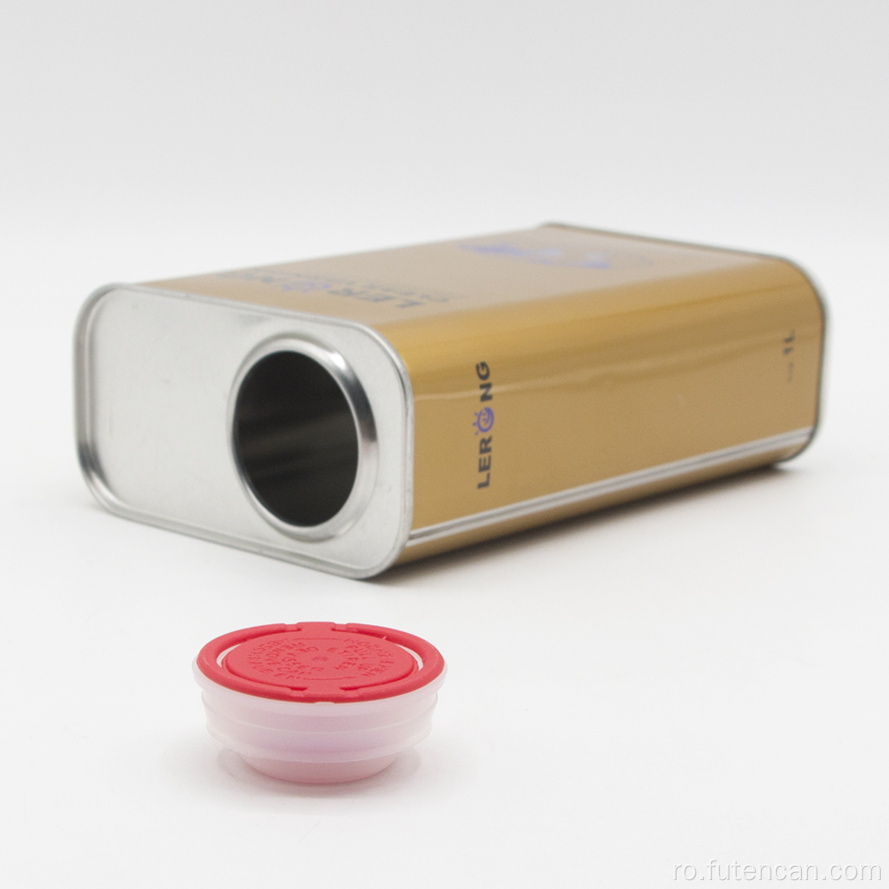 Cutie de ulei de motor cu capac din plastic