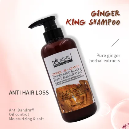 Ginger Hair Care Shampoo - MOKERU 500ml Oil Control Anti Dandruff Shampoo
