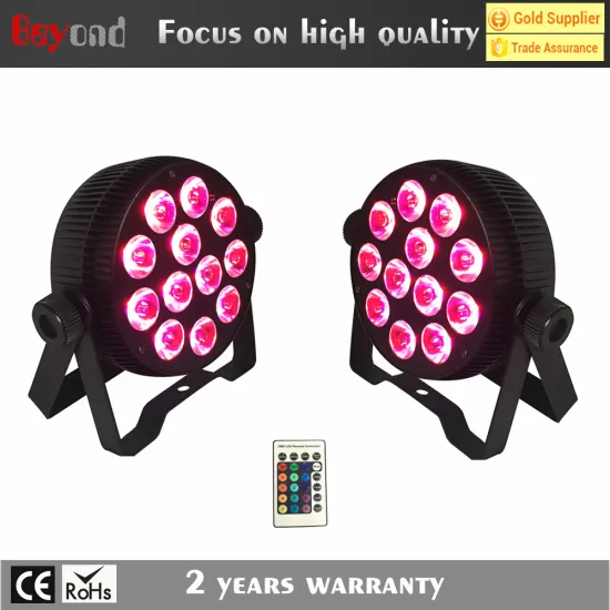 Factory wholesale!!! rgbwauv led 12x8w par can light of stage lighting with IR remote control