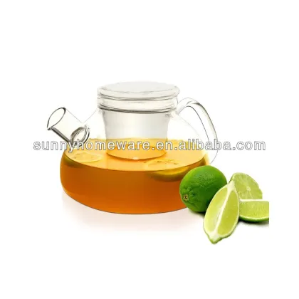 pyrex glass tea pot with infuser/glass tea sets/tea pot