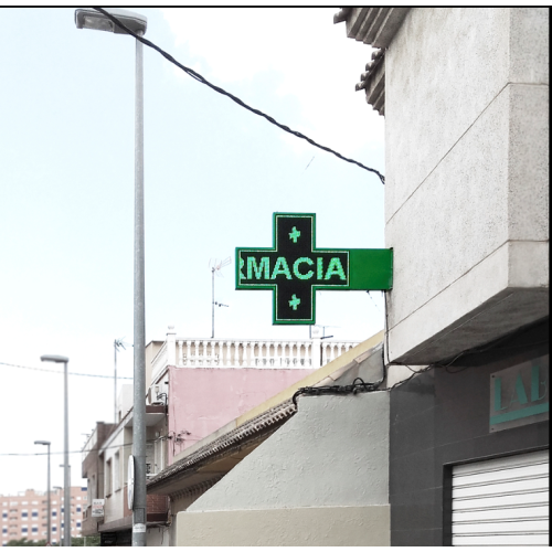 P10 Double Side Cross Pharmacy LED Display