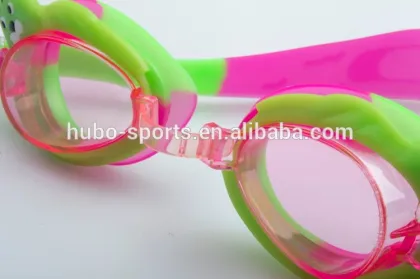 2015 best selling kids cute glasses anti fog protected zoggs swimming goggles