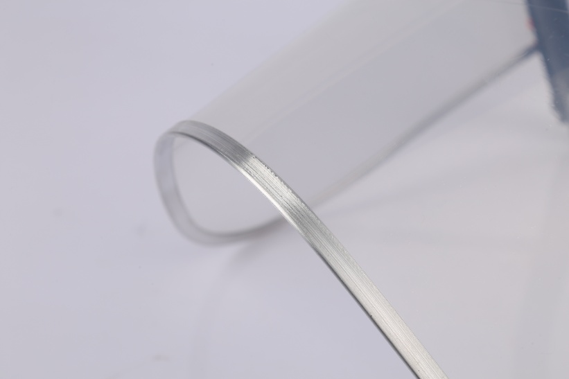 Protective face shield with aluminum frame