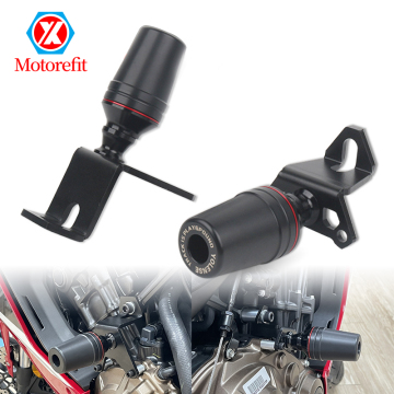 RTS Anti-Crash CNC POM Slider de moldura de borracha para Honda CB650R/CBR650R 19-21 &amp; CB650F/CBR650F 14-18