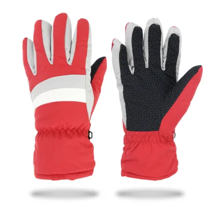 Multicolor Mountain Climbing Ski Gloves