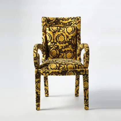 Luxurious Customized Antique Gold Crown Royal Chair VC003-2