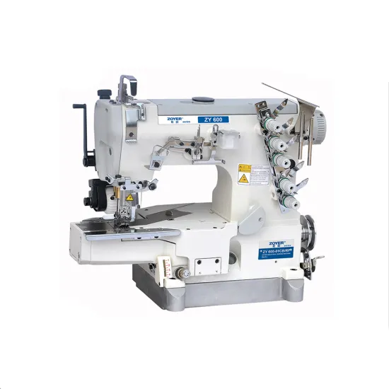 ZY600-01CB Zoyer Pegasus Cylinder Flat Bed Interlock Industrial Sewing Machine