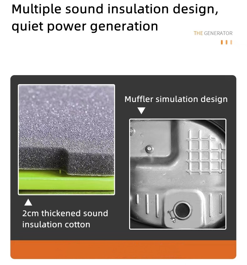 220v Domestic Gasoline Generator Mute Frequency Conversion