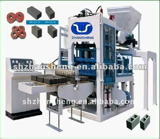 QT6-15 fully Automatic cement Brick Machine