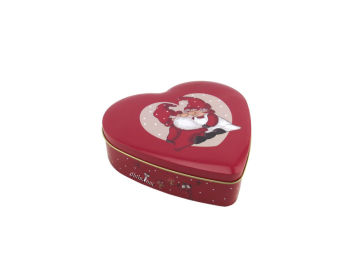 chocolate box, heart-shaped box, tin box