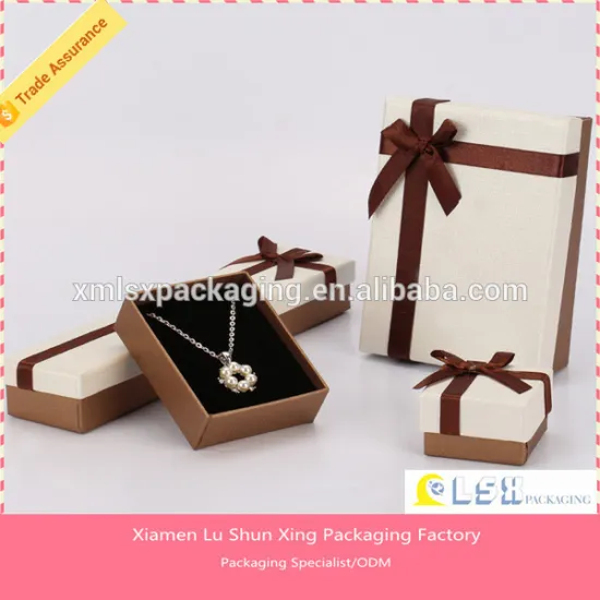New desigh and high quality luxury handmade paper jewelry box