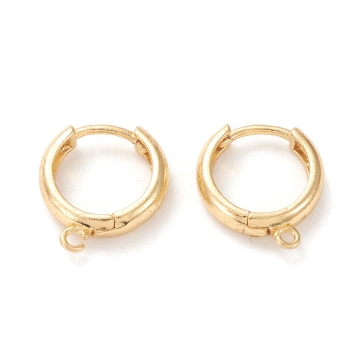 Pandahall 18K Gold plattierte Messing -Hoop -Ohrring -Ergebnisse