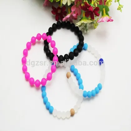Custom Silicone Tie Dye Fortune Bracelets