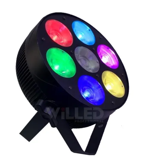 LED PAR 7x40W Pixel DMX RGB Stage Light for Disco Clubs and Weddings