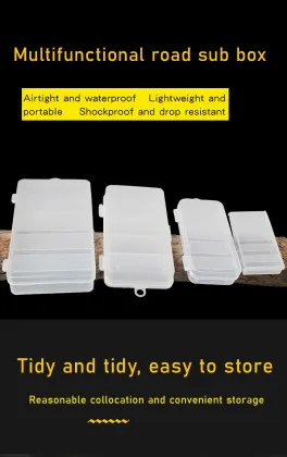 Wholesale Fishing Accessories Box Waterproof Fishing Tackle Multifunctional Fish Hook Storage Box