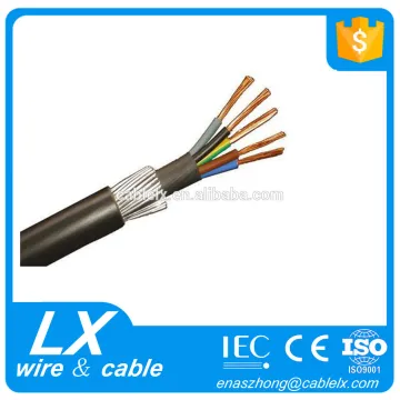 600/1000V copper XLPE SWA armoured underground power cable