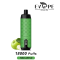 2024 New Vape Evappe Deluxe Bar 18000 퍼프 일회용 vapes