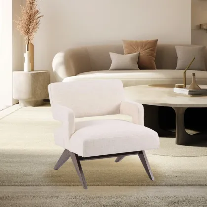 Solid Wood Leisure Chair for Living Room