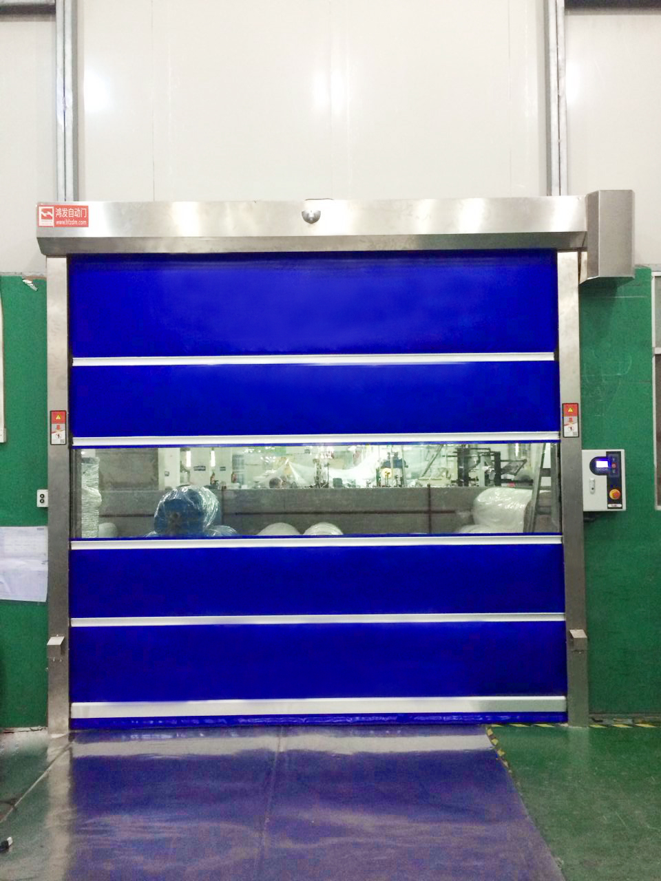 High speed PVC roll up door