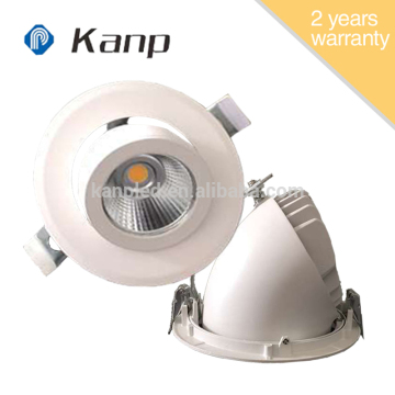 IP 44 9W Recessed COB Rotated Led Downlight