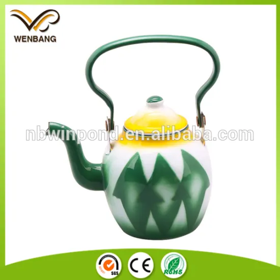 2.0L Middle east market favored enamel tea kettle