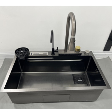 Customizable Rainfall Kitchen Sink - 304 Stainless Steel Under Counter Basin