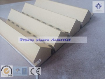 wooden auditorium sound insulation diffuser acoustic panel