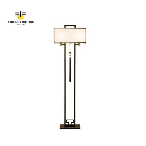 Lumind Living Room & Bedroom Lighting: Wrought Iron Floor Lamps, Chinese Style bedside tables, and Hotel Villa Decorative Lights