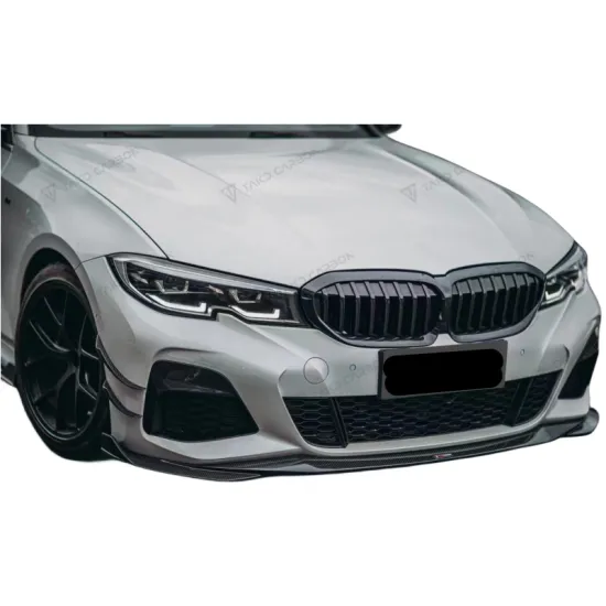 High Quality Dry Carbon Fiber TAKD Style Front Lip Bumper for 20-22 BMW 3 Series G20 G28