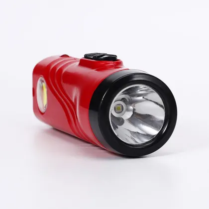 Home Use Two Speed USB Charging Red Flashlight