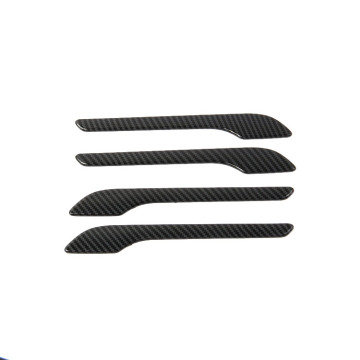 Carbon Fiber Door Handle Trims for Tesla Model 3 & Y - 2021 Car Accessories