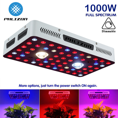 Phlizon 1000W COB LED Tumbuh Cahaya