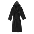 Luxury Coton Noir Coton Terry Terry Robe Paintes de robe