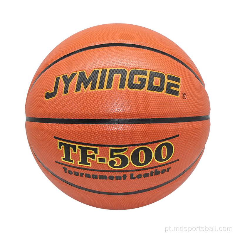 Bola de basquete de couro personalizada tamanho 6
