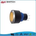 Switch de botão fino de 22mm de 22mm de ponta de cabeça