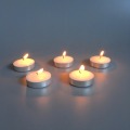 4Hours Round Snow Wax Tealights Candles