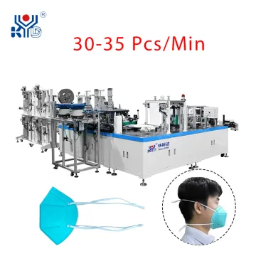 High Filtration FFP2 Flat Folded Face Mask Machine
