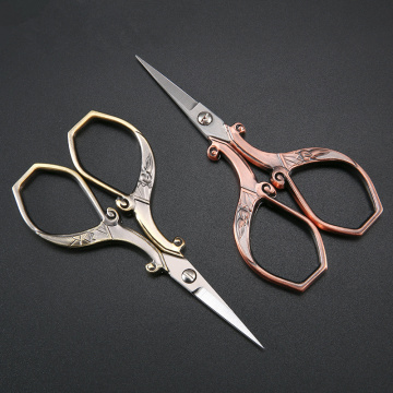 Professional Stainless Steel Sewing Scissors Sewing Vintage Embroidery Scissors Tailor Scissor Tool Thread Scissors Yarn Shears