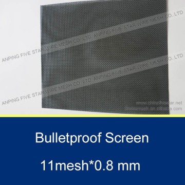 11mesh*0.8mm stainless steel bulletproof protection mesh