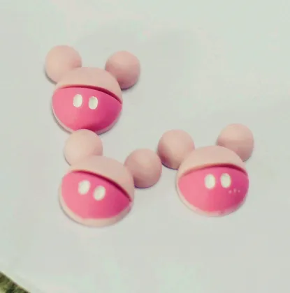 Wholesale Cartoon Mickey Resin Jewelry Accessories and DIY Materials