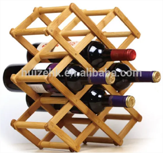 hot sale high quality bamboo wine bottle rack wine bottle holder